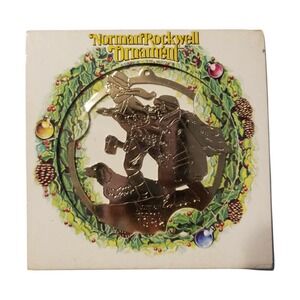 Vintage McDonald's Norman Rockwell Christmas Ornament 1982 Coca Cola NEW UNUSED